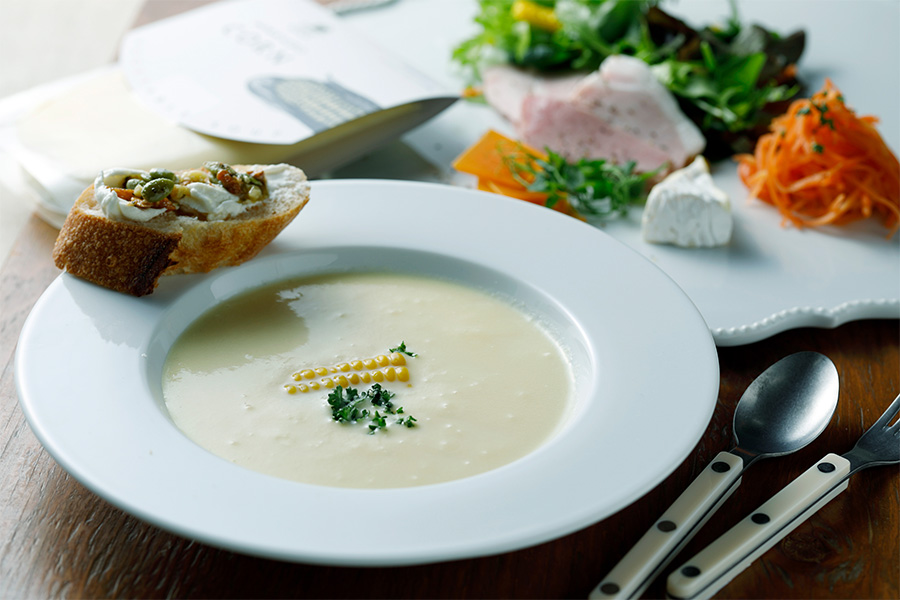 北海道野菜のスープ（とうもろこし）　公式WEBサイト　STOCK　NORTH　FARM　ノースファームストック